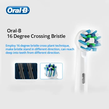 Oral B Înlocuire Perie De Cap Cruce Acțiune Perie De Dinți Oral B Toate Rotație Periuta De Dinti Electrica Adânc Curata Dintii