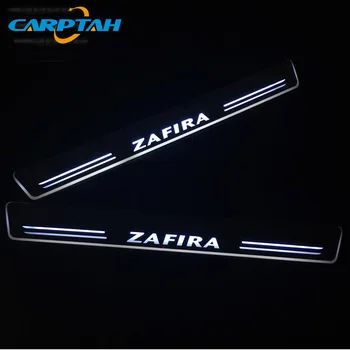 CARPTAH Tapiterie Auto Pedala Părți Exterioare LED Pragului de Ușă Scuff Placa Cale Dinamică Streamer lumina Pentru Opel Zafira B 2006 - 2018