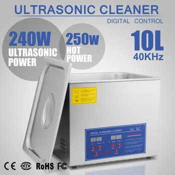 De Brand Nou Puternic din Oțel Inoxidabil Ultrasonic Cleaner 10L Litri 490W D Ultrasonic Cleaner