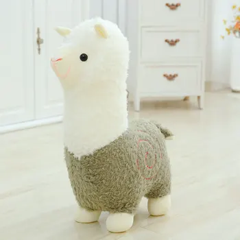 Drăguț 40cm Desene animate Alpaca Jucărie de Pluș Material Oi Cusatura Umplute Și Moale Jucarii Animale Llama Perna Cadou de Ziua de nastere Pentru Copii