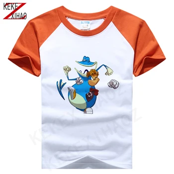 Vara Imbracaminte Copii Rayman legends Baieti Tricou din Bumbac cu Maneci Scurte T-shirt Infant pentru Copii Băiat Fete Topuri Casual T-shirt Tricou