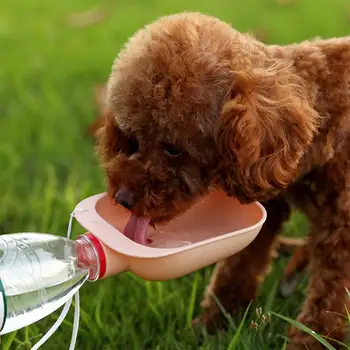 Accesorii Câine Câine De Călătorie Sticla De Apa Portabil Sticla Pet De Apă Potabilă Alimentator Pentru Câine De Apă În Aer Liber Bol De Sticla Consumabile Pentru Animale De Companie