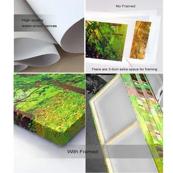 Arta de perete Modular Panza HD Printuri Postere Decor Acasă Imagini de 5 Piese de la Chicago Skyline Tablouri de Arta Cadru