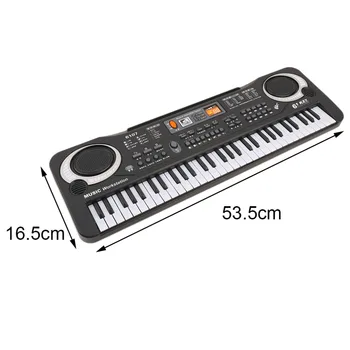 Multifuncțional Delicate 61 Taste Digitale De Muzică Electronică Tastatura Bord Jucărie Cadou Pian Electric Muzical Organ Organ Elect