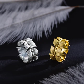 Lotus Moment de Distracție Real Argint 925 Naturale Original Designer de Bijuterii Fine, Elegante Moi cu Pene Inele pentru Femei Bijoux