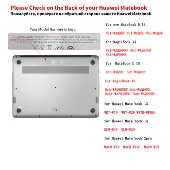Imprimare Geometrice PC Shell Laptop Anti-Zero Acoperi caz Pentru HUAWEI MateBook X Pro 2019 13.9/MateBook 13 14/MateBook D 14 D 15