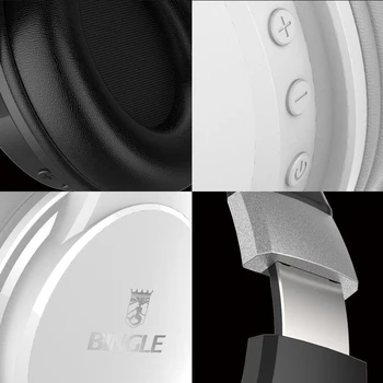 BINGLE FB110 Bluetooth 4.1 Căști CSR Wireless Stereo Muisc Cască Pe Ureche Căști de 3,5 mm AUX In Hands-free w/ Microfon