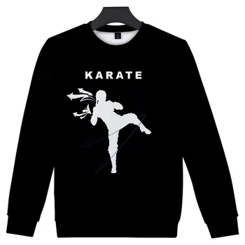 Kyokushin Karate Hanorace Hip Hop DOMNUL de KARATE Tricou de Desene animate 3D Karate Kyokushin Hanorac Sânge Nou Jacheta de Blana Haine de Brand