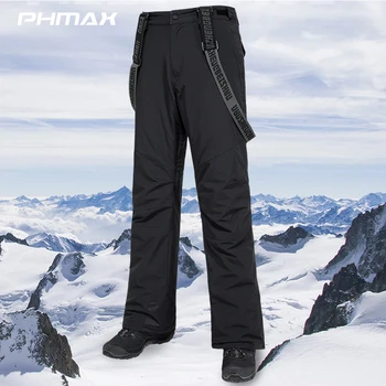 PHMAX de Iarnă de Schi Pantaloni Barbati Vânt în aer liber Snowboard Cald Pantaloni Impermeabil Termic de Funcționare Zăpadă Patinaj Schi Pantaloni