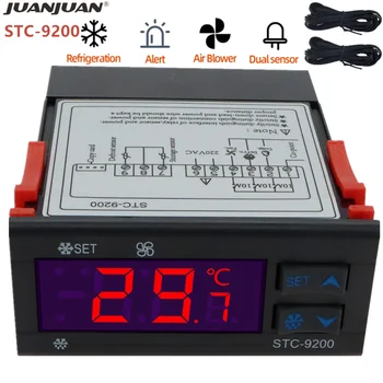 STC-9200 Controler de Temperatura Termostat de Control Termostat cu refrigerare decongelare ventilator funcția de alarmă 12V/24V/220V