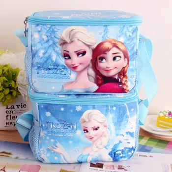 Disney Congelate pentru copii Desene animate Elsa de Student termos Sac de Box de Umar Messenger Picnic rucsac Masa Bento cutie de Depozitare copil