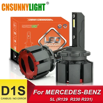 CNSUNNYLIGHT D1S D2S Masina Faruri LED Becuri 10000Lm Alb Pur Pentru Mercedes Benz SL R129 R230 R231 High Low Bi-Fasciculul Farurilor