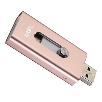 MGL OTG USB Flash Drive 8G 16G 32G 64G Pentru iPhone X/8/7 Plus/7/6s Plus/6s/5/5s/SE & ipad iFlash Unitate Memory Stick Pendrive