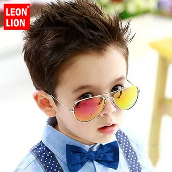 LeonLion 2021 Clasic De Moda Ochelari De Soare Fete/Băieți Colorate, Oglinda Pentru Copii Ochelari Cadru Metalic Copiii Călătorie În Aer Liber Ochelari De Vedere