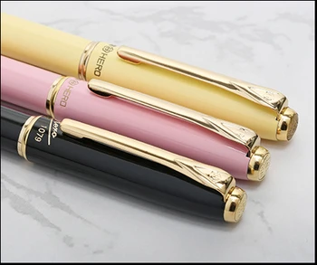 4 Culori de brand de lux EROU 1079 metal Stilou papetărie Amendă de moda 0.38 peniță caligrafie de cerneală Pixuri cadou