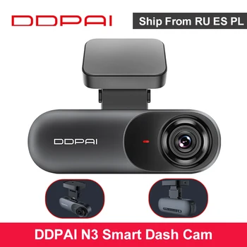 DDPai N3 Dash Cam Wifi HD 1080P DVR Auto Camera APP Versiunea în limba engleză Masina Camera Auto Video Recorder 140 de Grade Unghi Larg