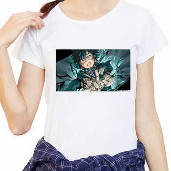Eroul meu mediul Academic Bakugou Boku No Hero Academia Femei T Shirt Desene animate Tricou Harajuku de sex Feminin cu Maneci Scurte T-shirt Haine de Vară