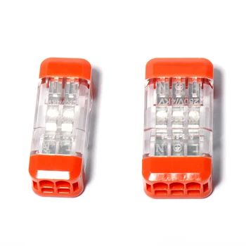 Mini-conector Rapid de despicare de fir electric de cuplare push PCT universal cutia de joncțiune se amestecă compact cabluri cablu LED tip terminal