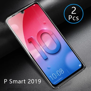 2 buc Sticlă de Protecție Pentru Huawei P Inteligente 2019 Temperat Pahar Ecran Protector Plin de Acoperire de Film de Telefon de Siguranță Tremp Pe Psmart 6.21