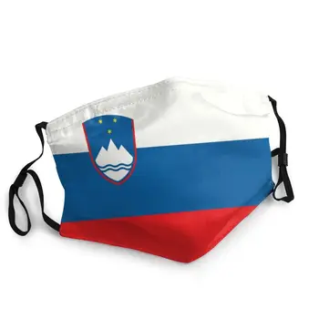 Steagul Sloveniei Respirabil Masca Unisex Masca Anti-Ceață Capac Protecție Praf Respirat Gura Mufla
