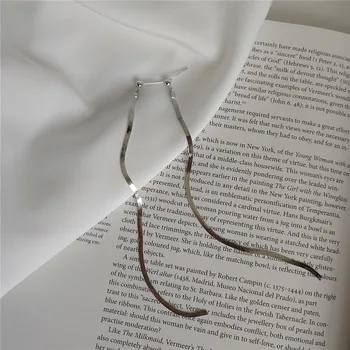 RUIYI S925 Argint Sterlină Femei Bijuterii de Nunta Ciucure Lung Cercei coreea Style Femei de Lux Lanț de Șarpe Ureche Linii Cercei