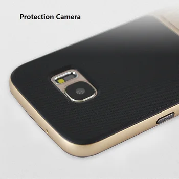 Suport ascuns Caz de Telefon Pentru Samsung Galaxy S7 Moale TPU+PC Carouri Cu Suport de Telefon Caz Acoperire Pentru Samsung Galaxy S7 Kickstand