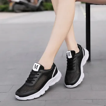 SAGACE femei pantofi de Femei de Moda, Plasă de Dantelă-Up Casual Respirabil Sport Running Adidasi de Vulcanizat Pantofi Zapatillas Mujer Jul22