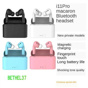 Noul model privat i11pro macaron set cu cască Bluetooth wireless III upgrade i11tws setul cu cască Bluetooth