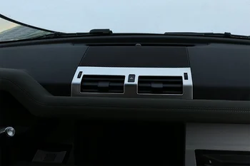 ABS Crom de Stejar de Cereale din Fibra de Carbon Pentru Land Rover Defender 110 130 2020 Masina de Control Central de Evacuare a Aerului Cadru Decorativ Ornamental