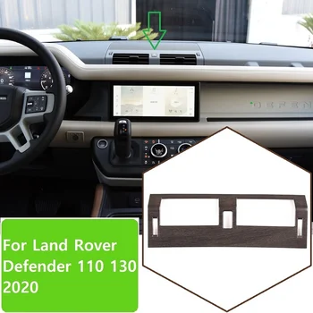 ABS Crom de Stejar de Cereale din Fibra de Carbon Pentru Land Rover Defender 110 130 2020 Masina de Control Central de Evacuare a Aerului Cadru Decorativ Ornamental