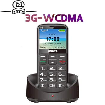 WCDMA 3G Russian keyboard Bătrân Telefon Mobil Buton SOS baterie 1400mAh 2.31