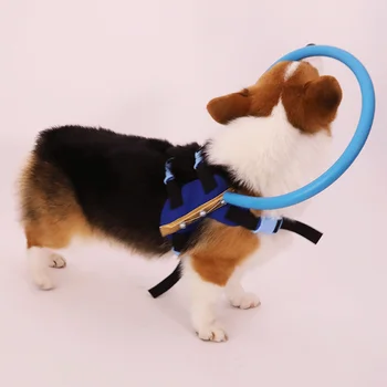 Handicap Anti-coliziune Câine Piept-banda de Protecție Acoperă Pentru Orbi animale de Companie reglabil Protecție Ham