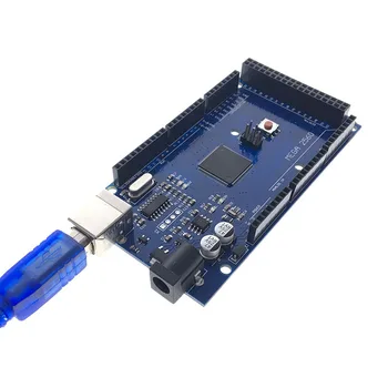 1SET Mega 2560 R3 Mega2560 REV3 (ATmega2560-16AU CH340G) Bord cu Cablu USB compatibil pentru arduino