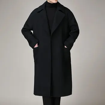 2018 toamna/iarna New England extensia de lână haină de blană pentru bărbați plus mult caracter stil stradă mangaie cașmir haina.
