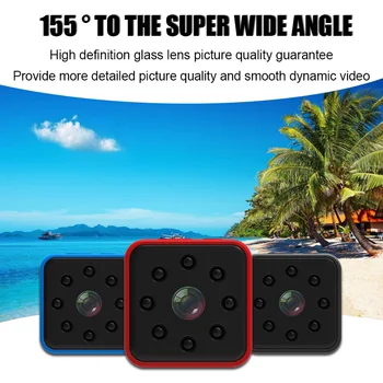 1080P HD SQ23 Mini Camera WiFi Sport Impermeabil DVR Viziune de Noapte Senzor de Mișcare Video Recorder Micro camera cu Suportul Magnetic