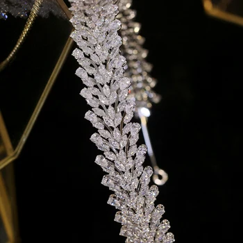 Retro de înaltă calitate banda de păr accesorii de par de nunta de cristal frizură mireasa accesorii de par frizură accesorii