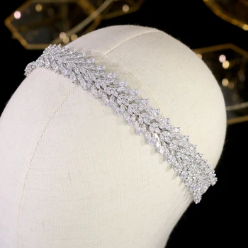 Retro de înaltă calitate banda de păr accesorii de par de nunta de cristal frizură mireasa accesorii de par frizură accesorii