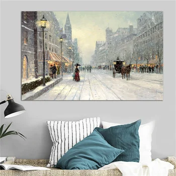Ninge London Street Art, Retro Peisaj Panza Pictura Quadros camera de zi de decorare de perete de arta canvas postere, printuri fara rama