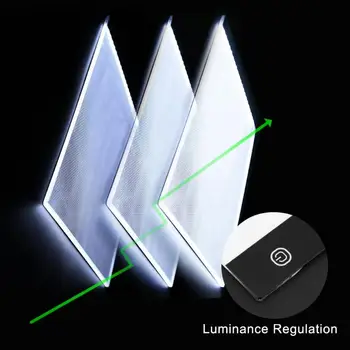 VKTECH A3/A5 LED Digital Comprimat de Lumină LED, Cutie de Control Tactil Estompat Desen Contur Animație Bord Copie de Masă Pad Panoul de Placa