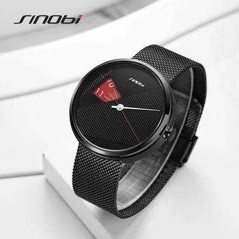 SINOBI Bărbați roti dial placă de ceasuri 2019 Original Neregulate Creative Barbati Ceas Milano Curea ceas Sport Picătură navă Ceasuri de mana