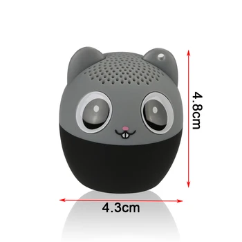 2019 BM6 Mini Animal Vorbitor Bluetooth Portabil de Boxe Wireless în aer liber, Sunet Stereo Subwoofer Music Player pentru Telefoane iPhone