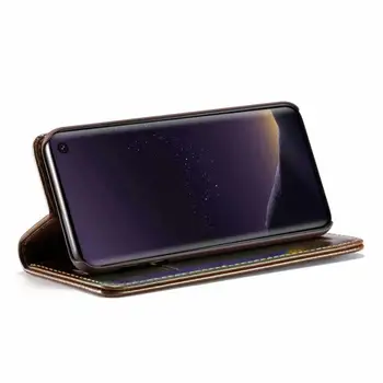 PU Piele Magnetice Auto Flip Wallet Casrd Titular de Caz pentru Samsung S20 Ultra Nota 10 S10 S10e 5G S9 S8 Plus Nota 9 Note8 S7 Edge