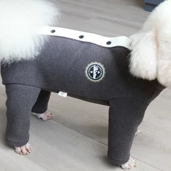 Câine De Companie Salopeta Pentru Câini De Talie Mică Haine Călduroase De Iarnă Moale Lână Îngroșa Proteja Burta Salopete Catelus Pijamale Chihuahua Haina