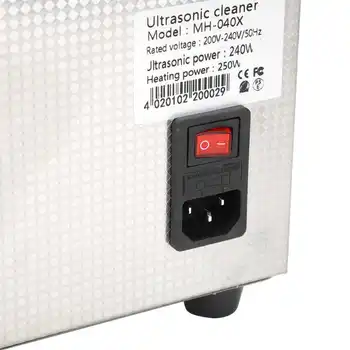 Ultrasonic Cleaner 10L Display Digital Ultra Sonic Rezervor Baie de Curățare Încălzire Timer MH-040X Sonic Cleaner