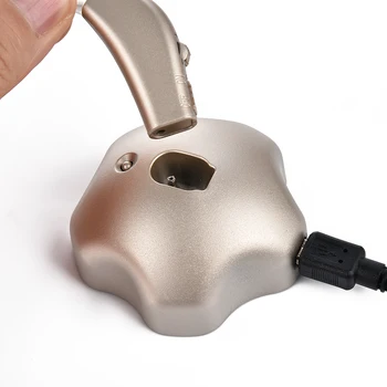 Reîncărcabilă Mini aparat auditiv USB Wireless Ureche Sida Aparate pentru Vârstnici Ușoară până la Moderată a Auzului Reglabil Ureche Instrumente