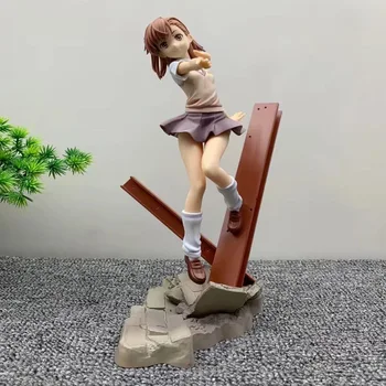 Electro Master Toaru Kagaku Nu Railgun Mikoto Misaka Misaka Mikoto PVC figurina toy Anime Fata Sexy Adult Model de Papusa