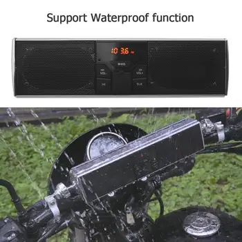 Noi Impermeabil Motocicleta Audio Bluetooth Sistem de Sunet Afișaj cu LED de Control APP MP3/TF/USB, Radio FM Stereo Difuzoare