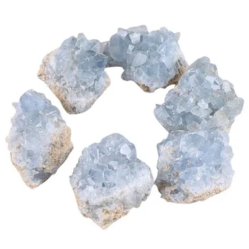 Naturale Cristal Albastru Cluster Prime Materiale de Piatra de Cuart de Vindecare Cristale DIY Neregulate Specimen Meserii Pietre semipretioase Bijuterii Decor
