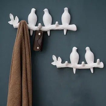 Moda 1 BUC Decoratiuni de Perete Accesorii pentru Casa sufragerie Cuier Rășină de Păsări cheie Dormitor bucatarie Haina Pălărie Haine Prosop Cârlige