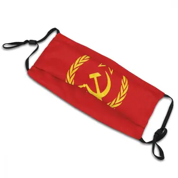 URSS Secera Și Ciocanul CCCP rusă Steagul Sovietic Non-Unică folosință Unisex Gura Masca de Fata Capacul de Protecție Respiratorie Mufla